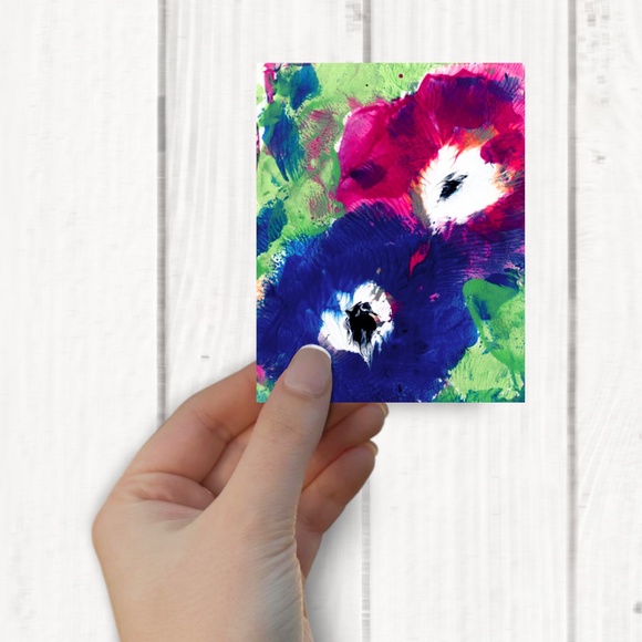 Original Small Floral Painting - Blooming Magic 149 - Picture 5 of 6